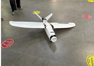 Astra İHA’nın üstten görünümü